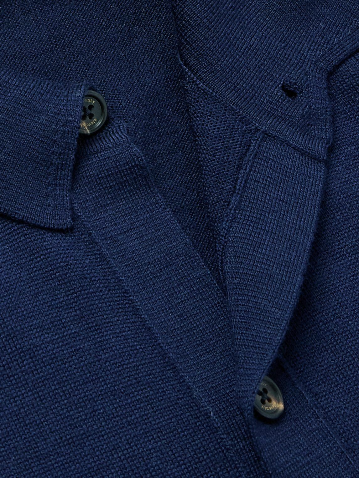 Eleventy - Slim-Fit Wool Cardigan - Blue