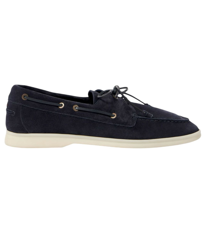Photo: Loro Piana Sea-Sail Walk suede boat shoes