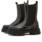 GANNI Women's Mid Chelsea Boot in Black