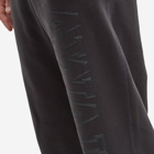 Awake NY Men's Block Logo Sweat Pant in Charcoal