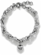 Acne Studios - Agoflus Engraved Silver-Tone Chain Necklace