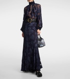 Etro Floral embroidered maxi skirt