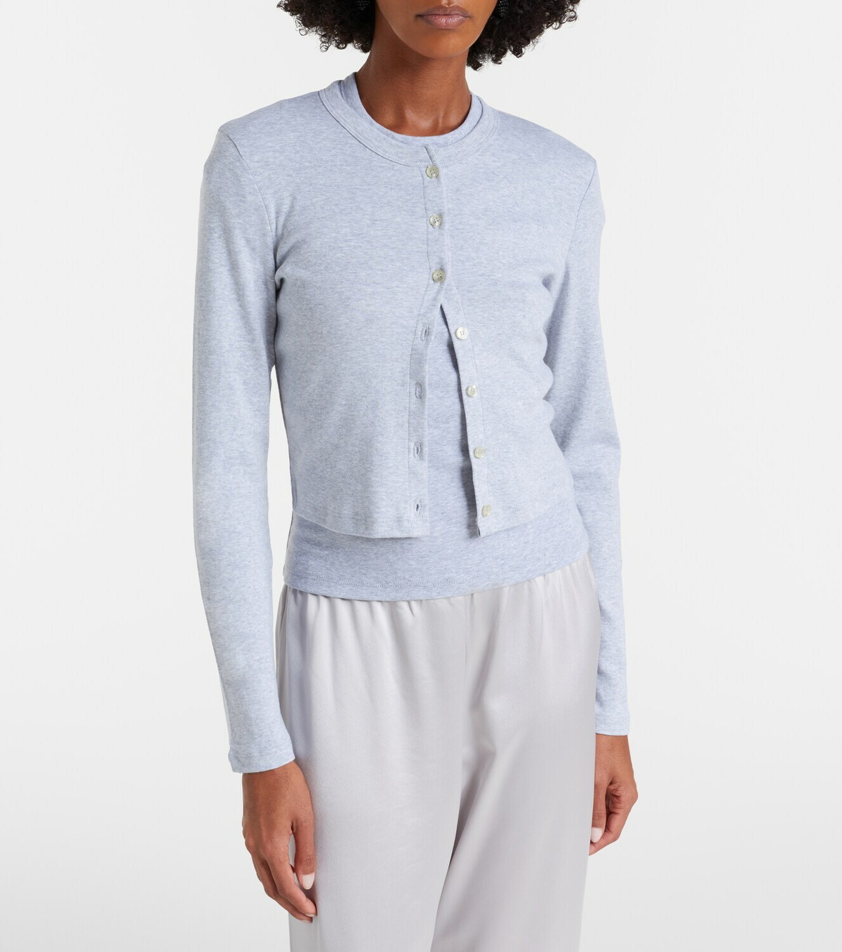 Leset Nando cotton jersey cardigan