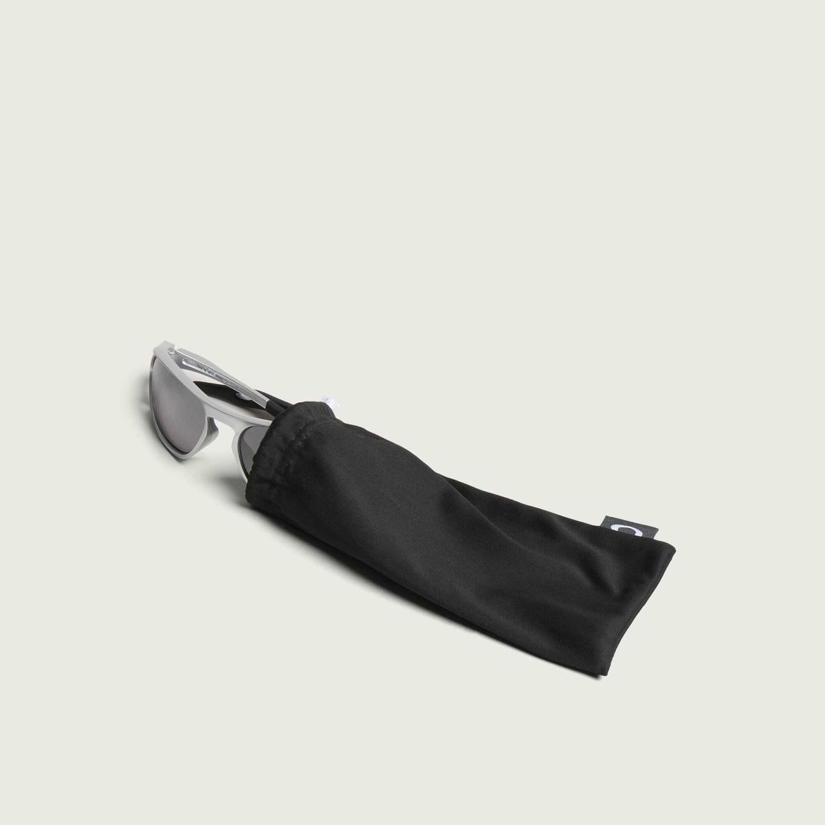 Oakley Cage Jacket Sunglasses in X-Silver/Prizm Black Polarized