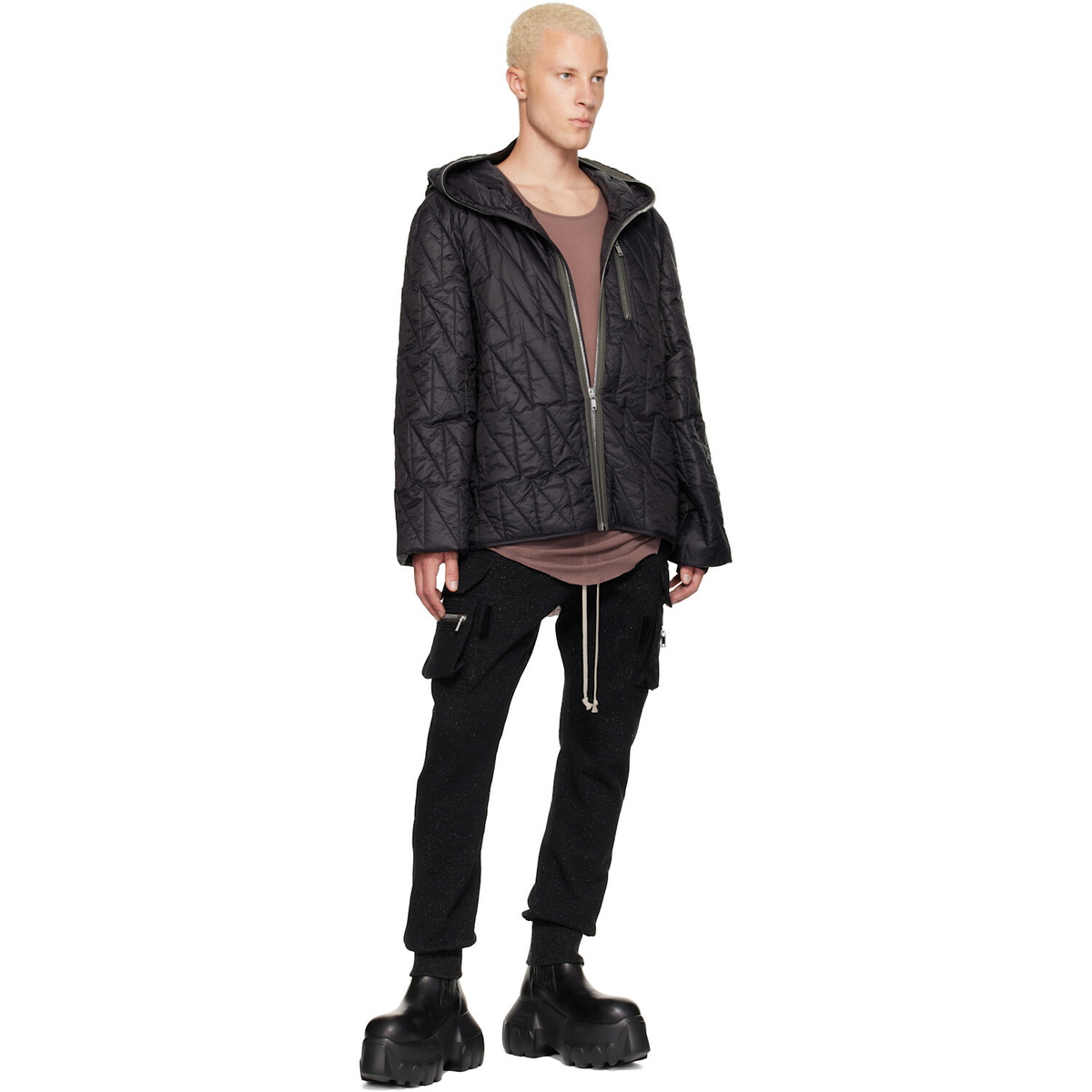 Rick Owens Black Tower Thindown Jacket