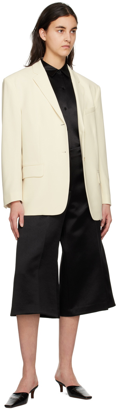 Theory Black Culotte Trousers