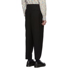 Comme des Garcons Homme Black Serge Trousers