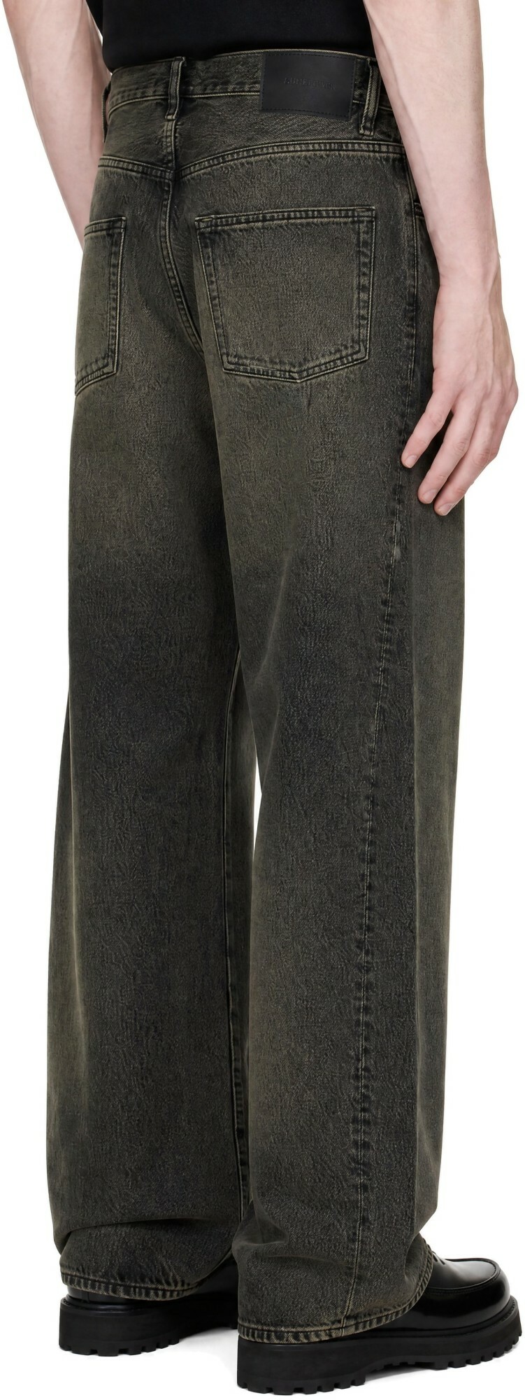 Sunflower Black Wide Twist Jeans