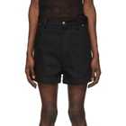 Sankuanz Black Denim Shorts