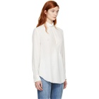 Chloe Off-White Open Front Blouse