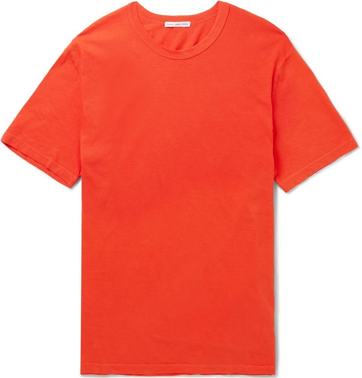 Photo: James Perse - Combed Cotton-Jersey T-Shirt - Men - Tomato red