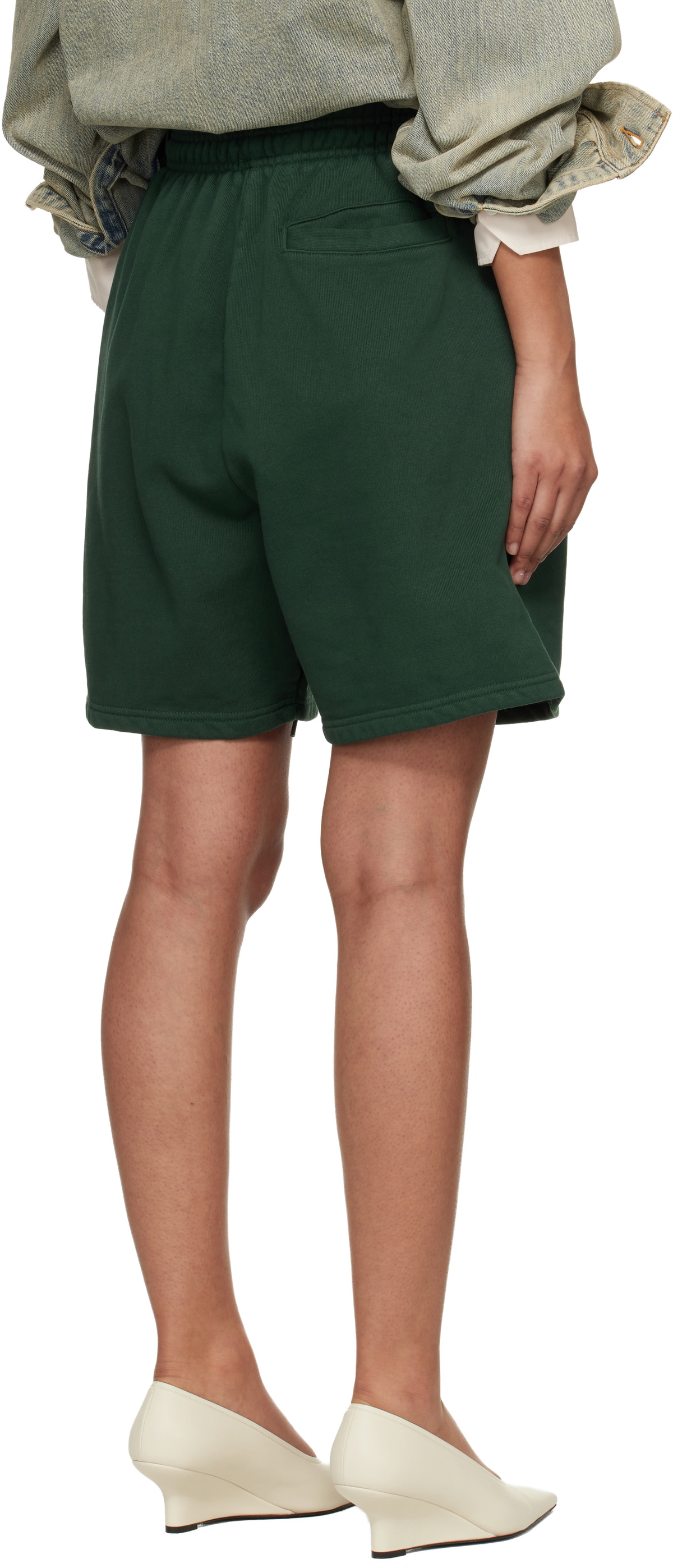 Entire Studios Green Standard Sweat Shorts