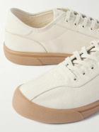 The Row - Grosgrain-Trimmed Canvas Sneakers - Gray