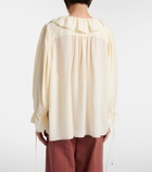 Chloé Ruffled silk blouse