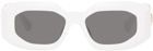 Versace White Medusa Sunglasses