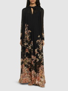 ZIMMERMANN Natura Printed Viscose Maxi Dress