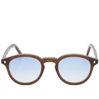Monokel Men's Nelson Sunglasses in Chocolate/Blue Gradient 