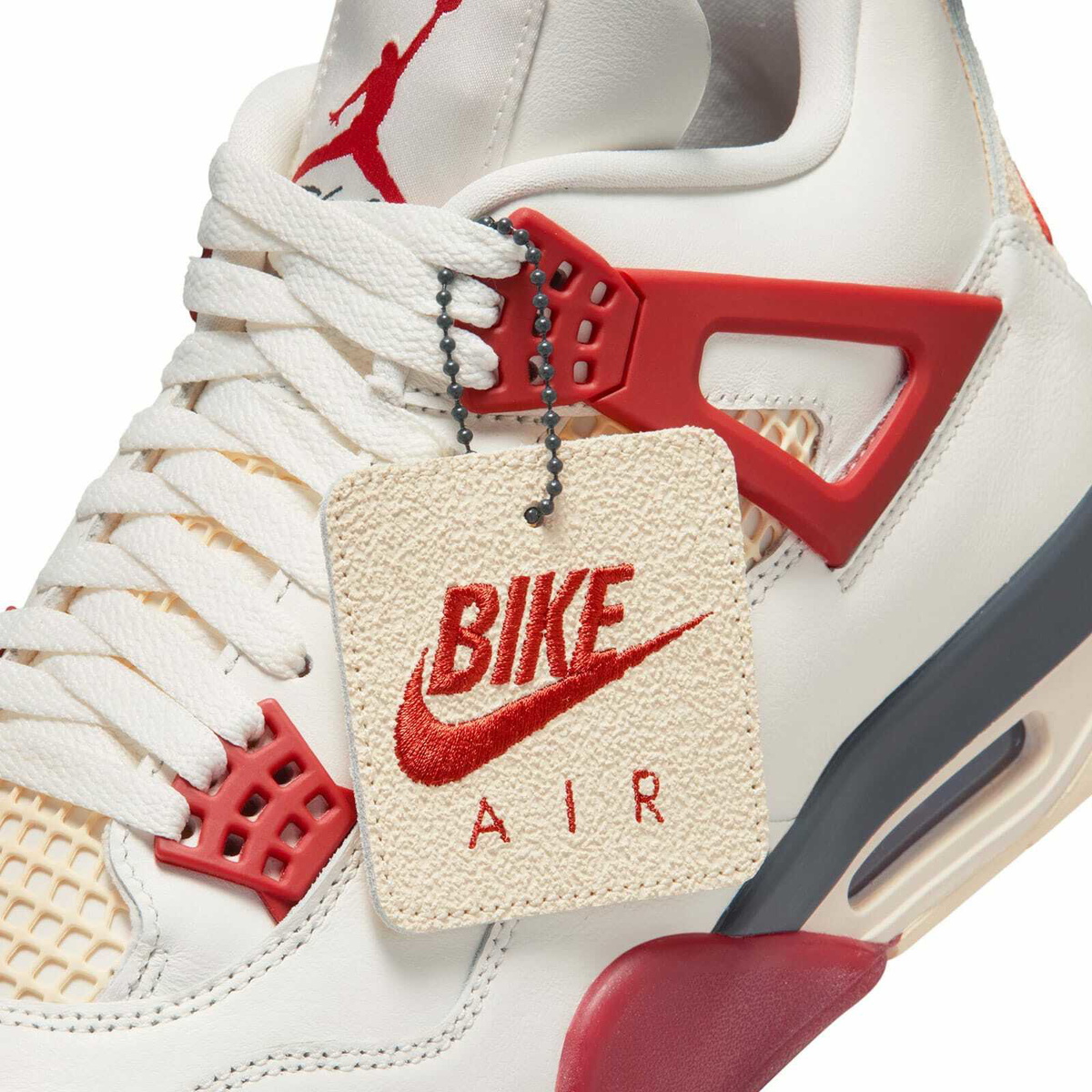 Air Jordan x Nigel Sylvester 'Brick After Brick' 4 Retro in White