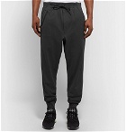 Y-3 - Tapered Cotton-Jersey Sweatpants - Men - Charcoal