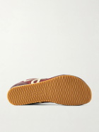 LOEWE - Ballet Runner 2.0 Suede-Trimmed Sneakers - Burgundy