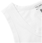 Dolce & Gabbana - Slim-Fit Stretch-Cotton Jersey Tank Top - White