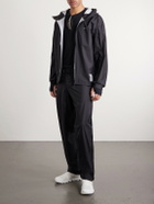 Satisfy - Rain Fly Hooded Logo-Printed PERTEX® Shield Air Jacket - Black