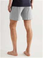 SCHIESSER - Mélange Cotton-Jersey Pyjama Shorts - Gray - S