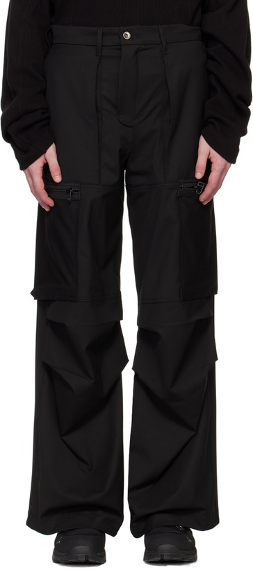 Photo: BRYAN JIMENÈZ SSENSE Exclusive Black Uniform Cargo Pants