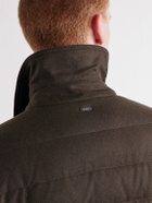 Herno - Quilted Flannel Down Jacket - Brown