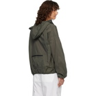 The North Face Khaki TNF Red Box Packable Hooded Wind Jacket