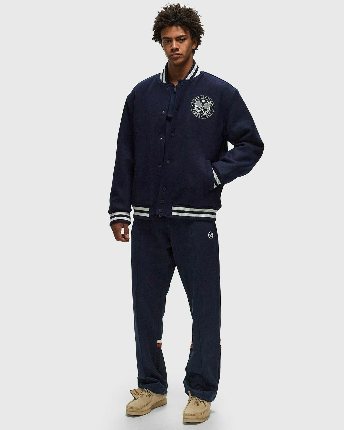Sergio Tacchini CIRCOLO COACH JACKET Blue Mens Bomber Jackets/College Jacket