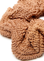Hunza G Seersucker Scrunchie - Light Brown - One Size