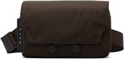 Marni Brown Cordura Cityscape Belt Bag