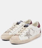 Golden Goose Super-Star embellished leather sneakers