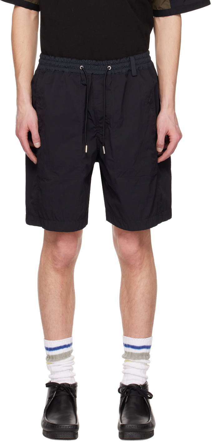 sacai Black Patch Pocket Shorts Sacai