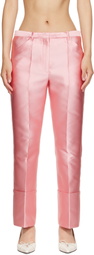 Calvin Klein Collection Pink Eva Trousers