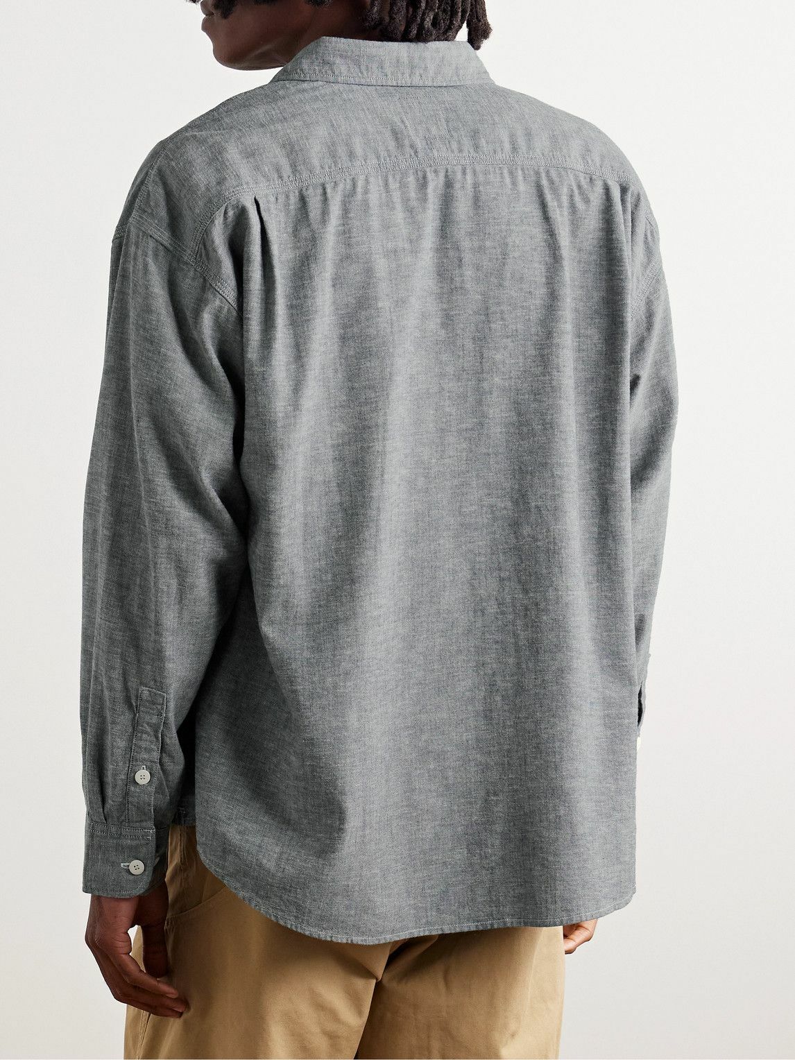 Visvim - Langer Cotton-Chambray Shirt - Gray Visvim