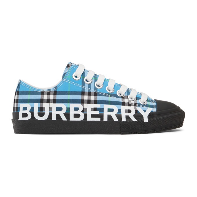Photo: Burberry Blue Check Larkhall Sneakers