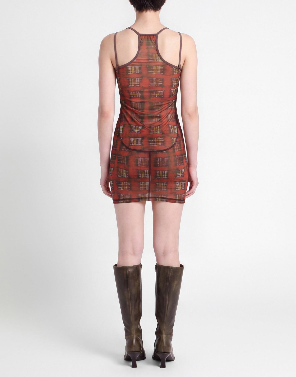 Knwls Womens Mini dress Rust