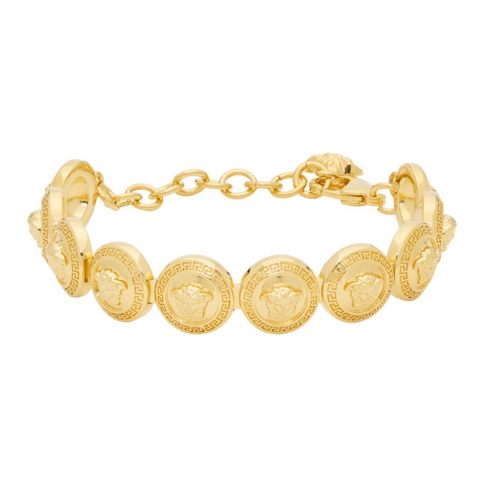 Photo: Versace Gold Medusa Medallion Bracelet