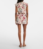 Ulla Johnson Aurielle floral silk shorts