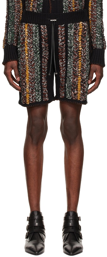 Photo: AMIRI Black Cotton Shorts