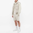 Represent Men's Blank Zip Though Hoody in Cream Marl