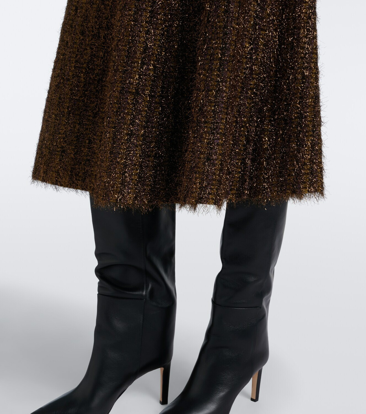Veronica Beard Esmeray knitted midi skirt
