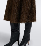 Veronica Beard Esmeray knitted midi skirt