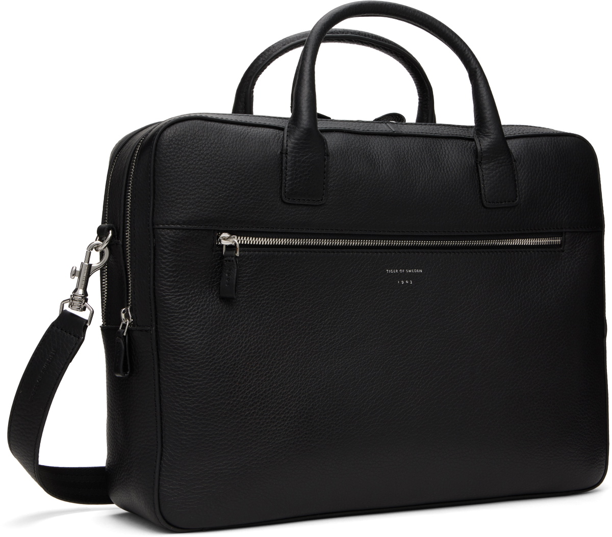Tiger of Sweden Black Beridare Briefcase