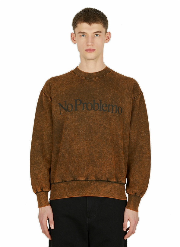 Photo: Acid No Problemo Sweatshirt in Orange