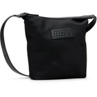 MM6 Maison Margiela Black Logo Patch Pouch