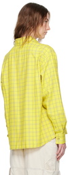 Acne Studios Yellow Check Shirt