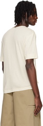 System Off-White Satin Strap T-shirt